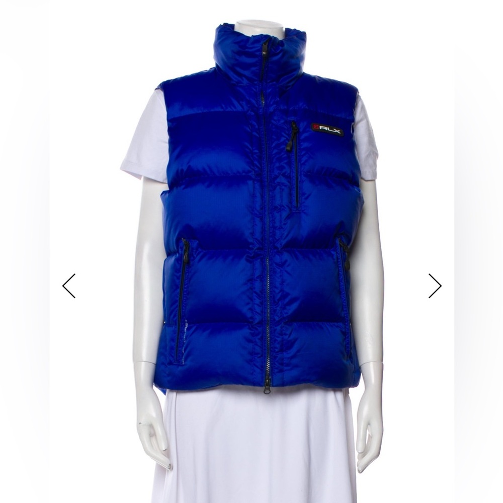 RLX Ralph Lauren Royal Blue Puffer Vest SMALL